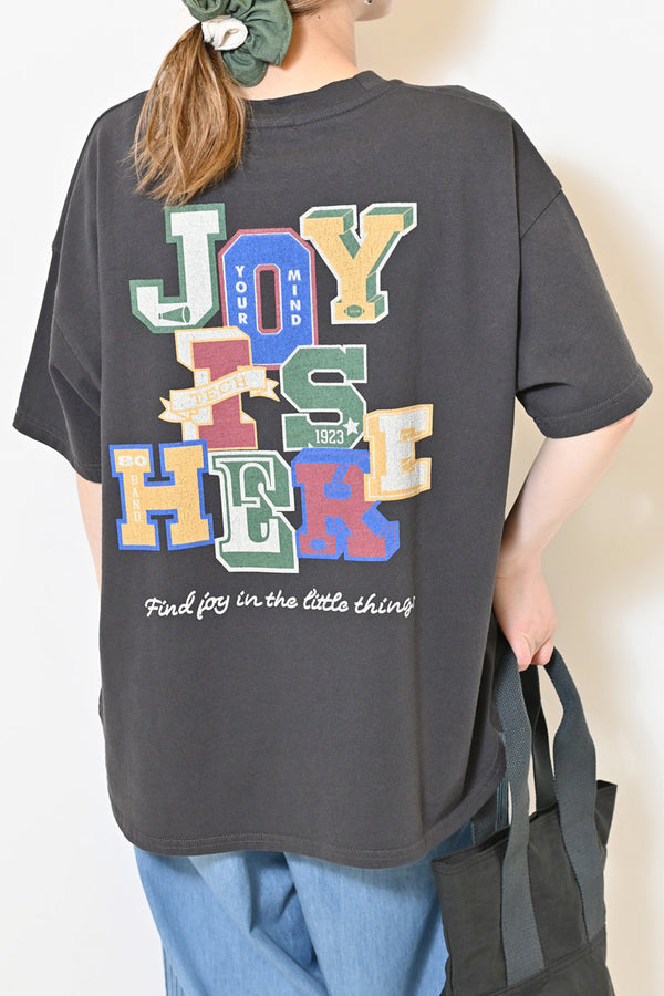 ≪SALE≫Patch Style Print Big Tee