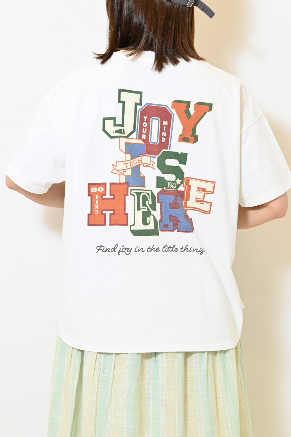 ≪SALE≫Patch Style Print Big Tee
