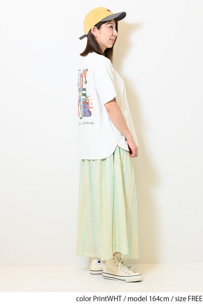 ≪SALE≫Patch Style Print Big Tee