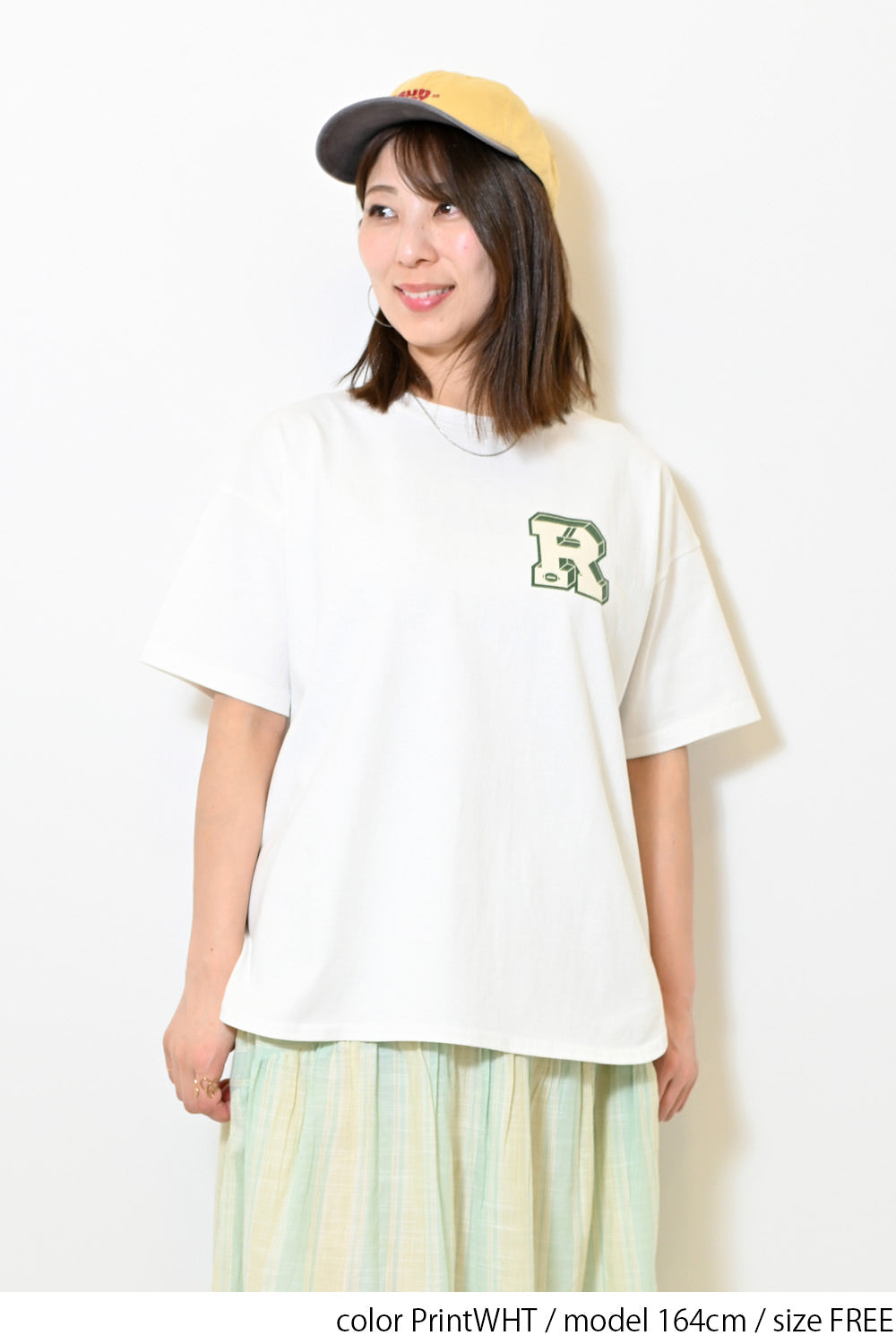 ≪SALE≫Patch Style Print Big Tee