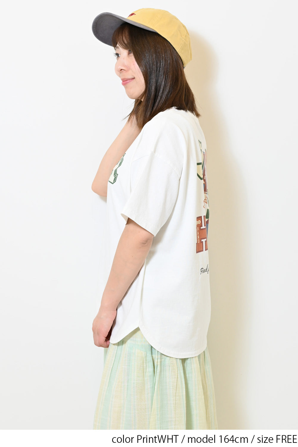 ≪SALE≫Patch Style Print Big Tee