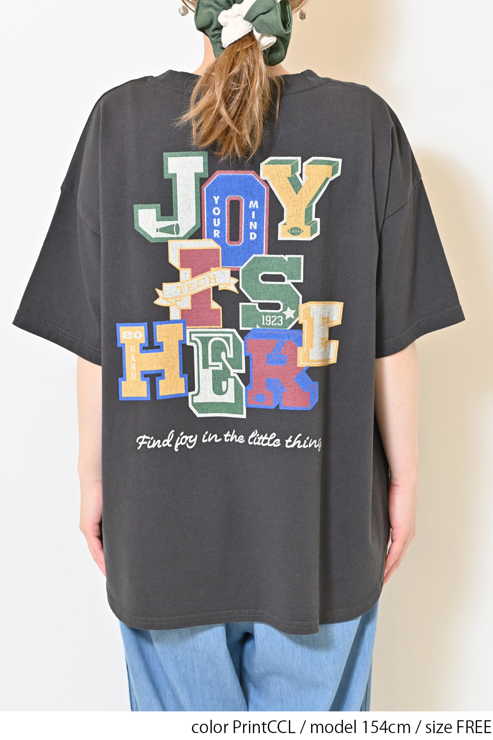 ≪SALE≫Patch Style Print Big Tee