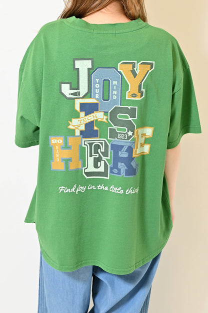 ≪SALE≫Patch Style Print Big Tee
