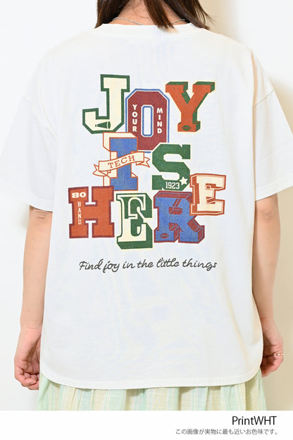 ≪SALE≫Patch Style Print Big Tee
