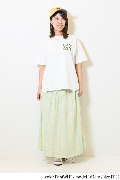 ≪SALE≫Patch Style Print Big Tee
