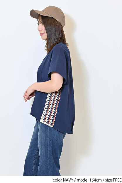 ≪SALE≫ Crochet Wide Pullover