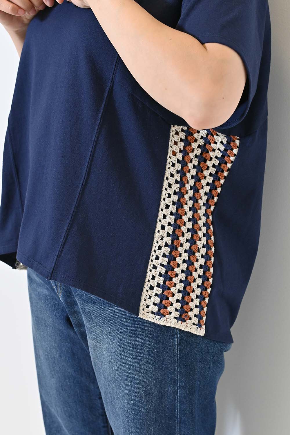 ≪SALE≫ Crochet Wide Pullover