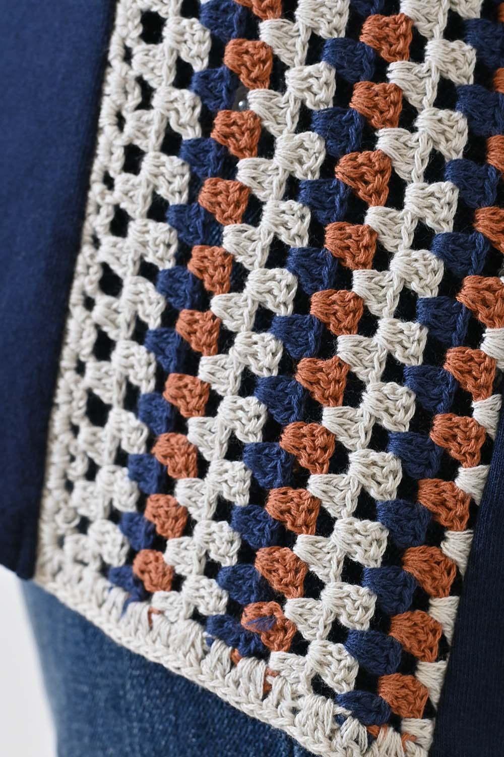 ≪SALE≫ Crochet Wide Pullover