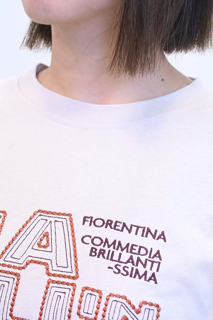 ロゴ刺繍ロンTee