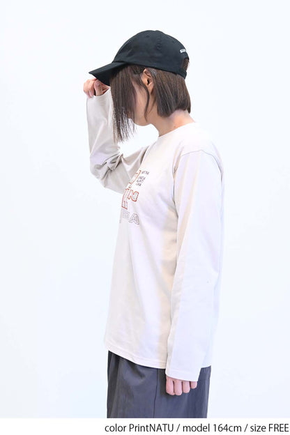 ロゴ刺繍ロンTee