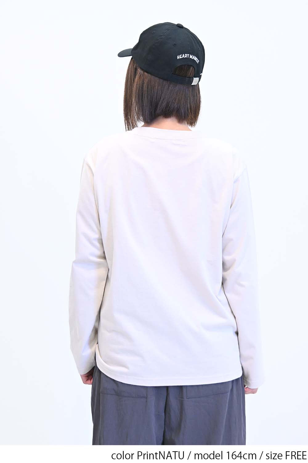 ロゴ刺繍ロンTee