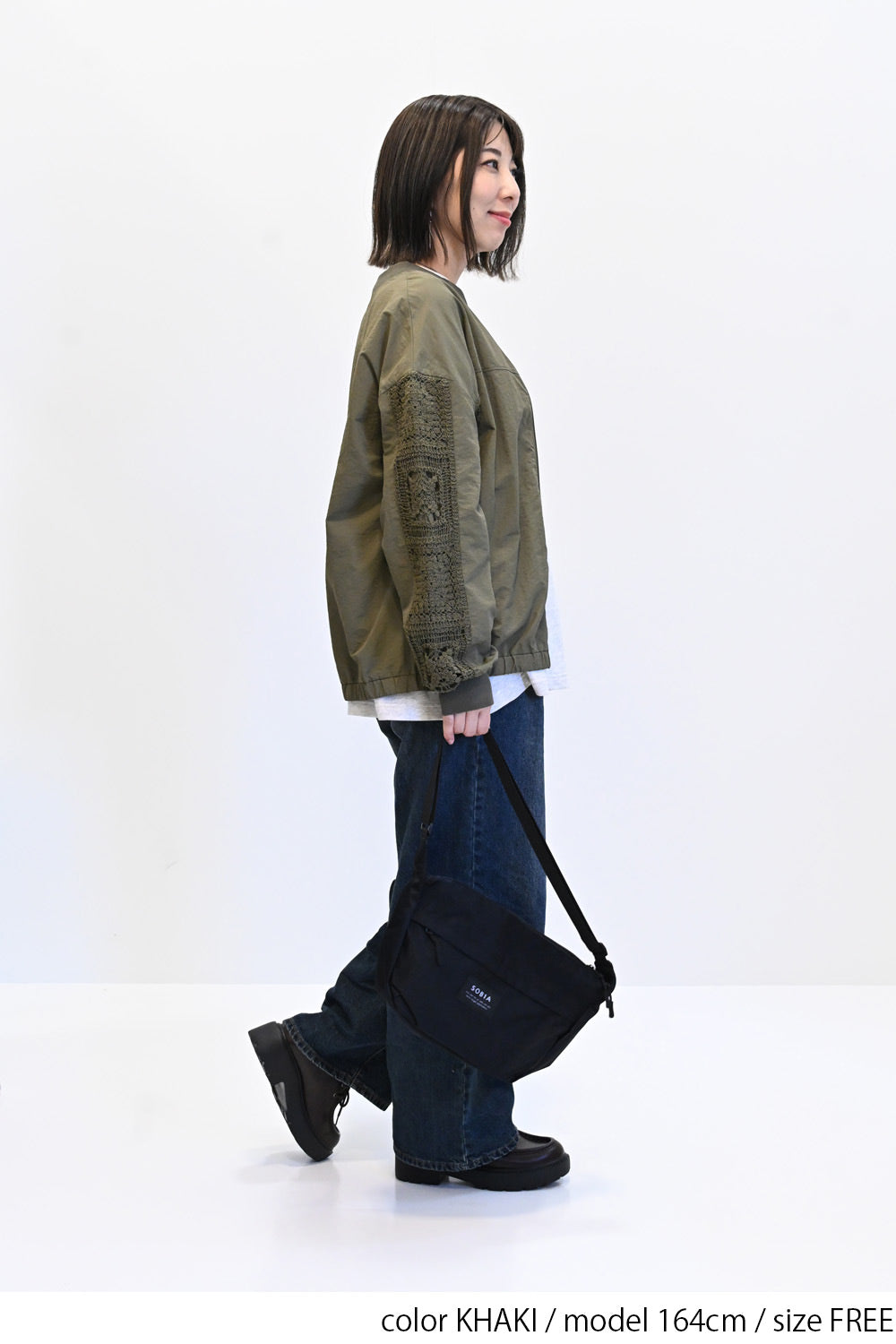 かぎ針切替Zipブルゾン – HEART MARKET