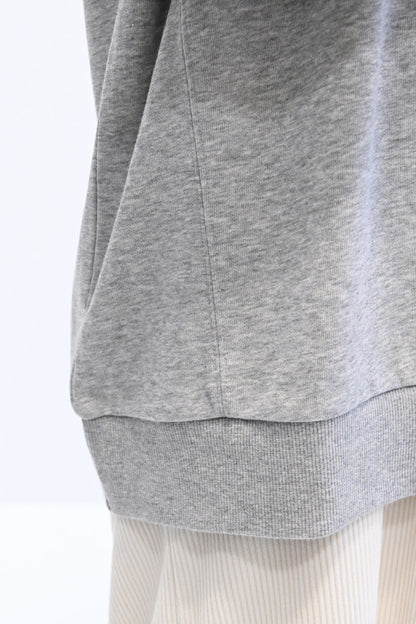 ≪SALE≫ Loose Tunic with Crochet Sleeve Fleece