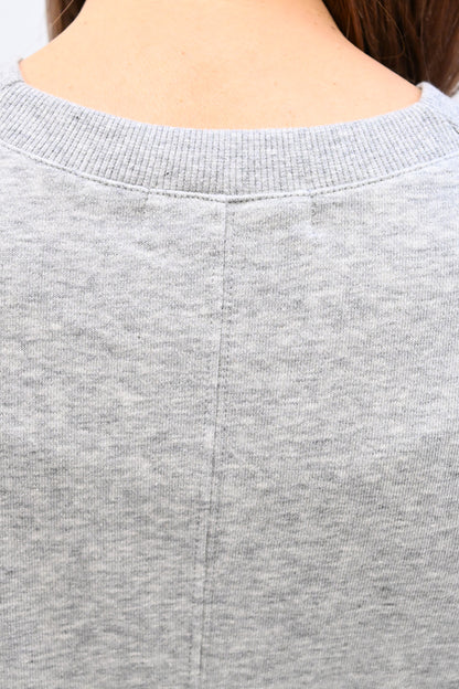 ≪SALE≫ Loose Tunic with Crochet Sleeve Fleece