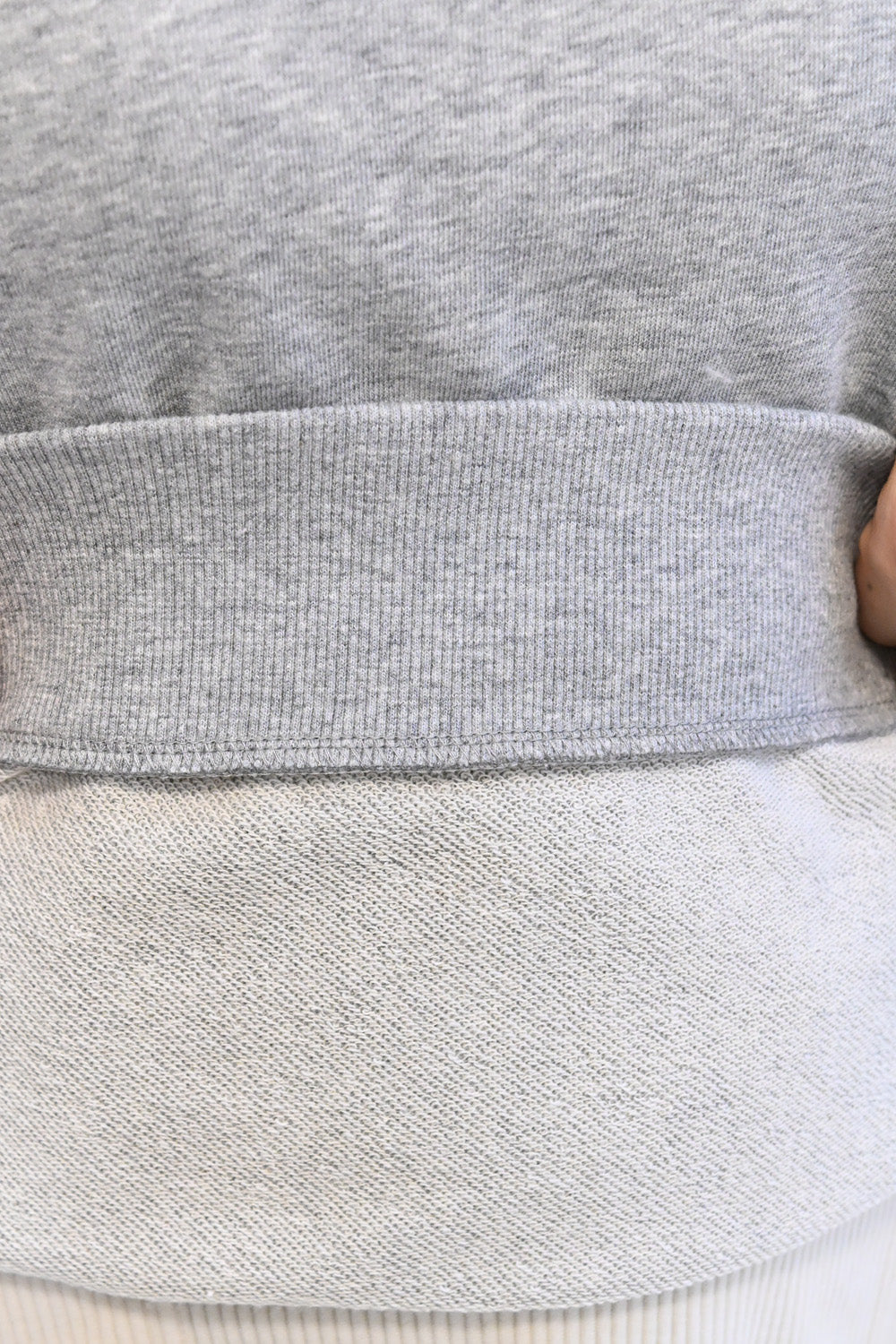 ≪SALE≫ Loose Tunic with Crochet Sleeve Fleece