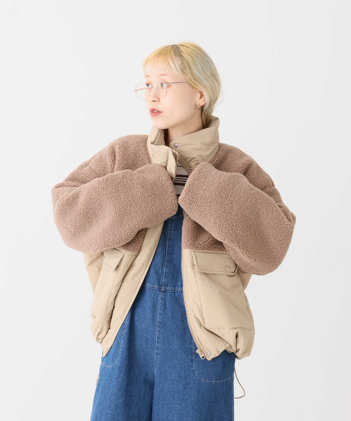 ベージュ / 154cm / FREE