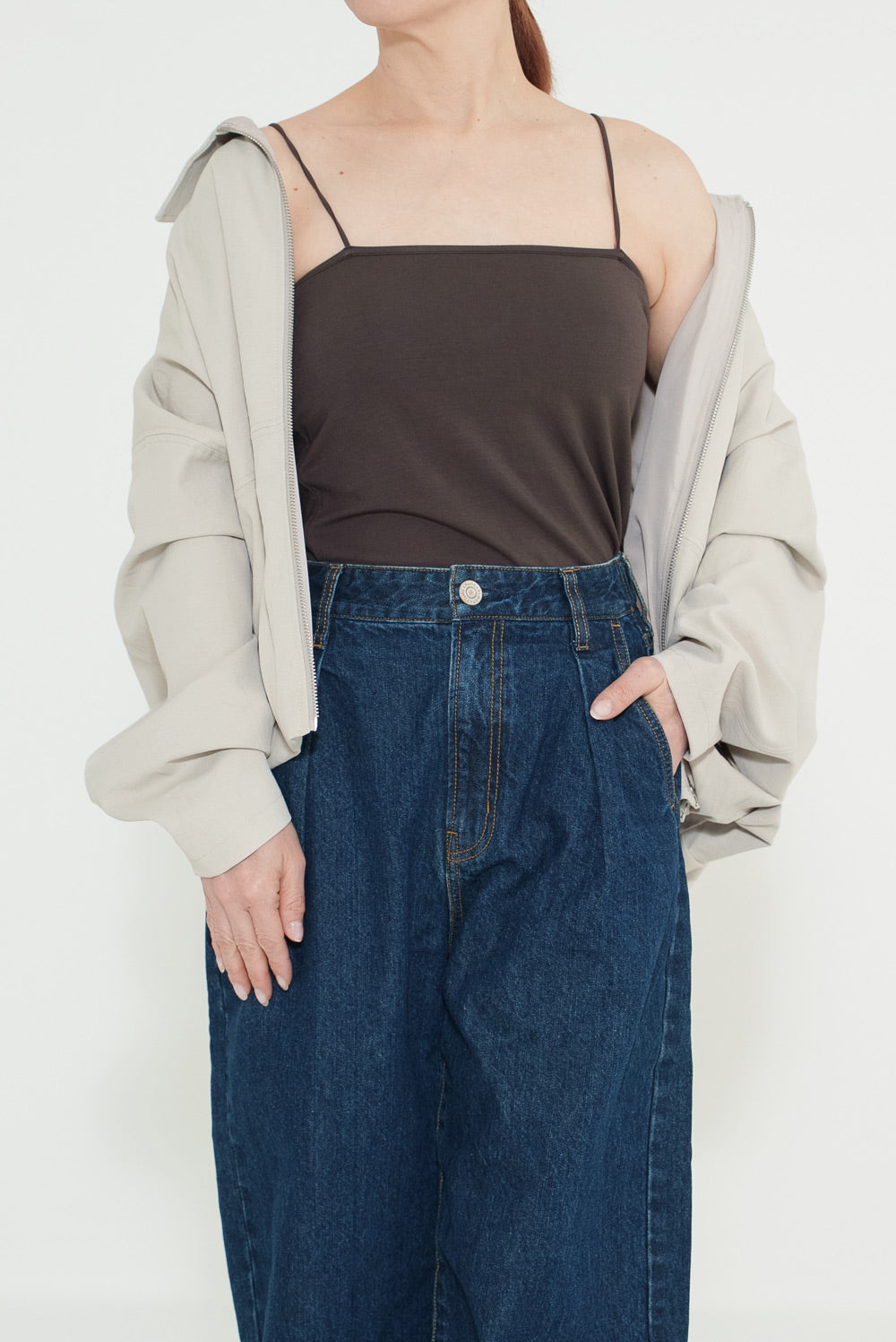 バンブーカップ付きベアキャミ