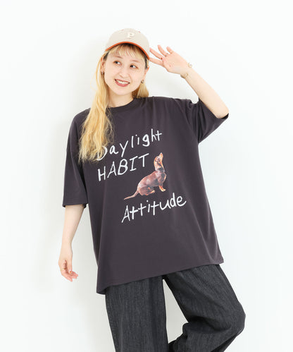 プリントチャコール / 154cm / FREE