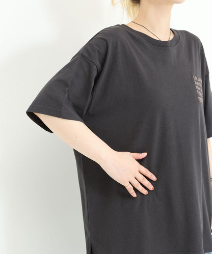 《7月15日発売》ロゴ刺繍Tee