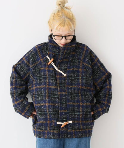 チェックブルー / 154cm / FREE 