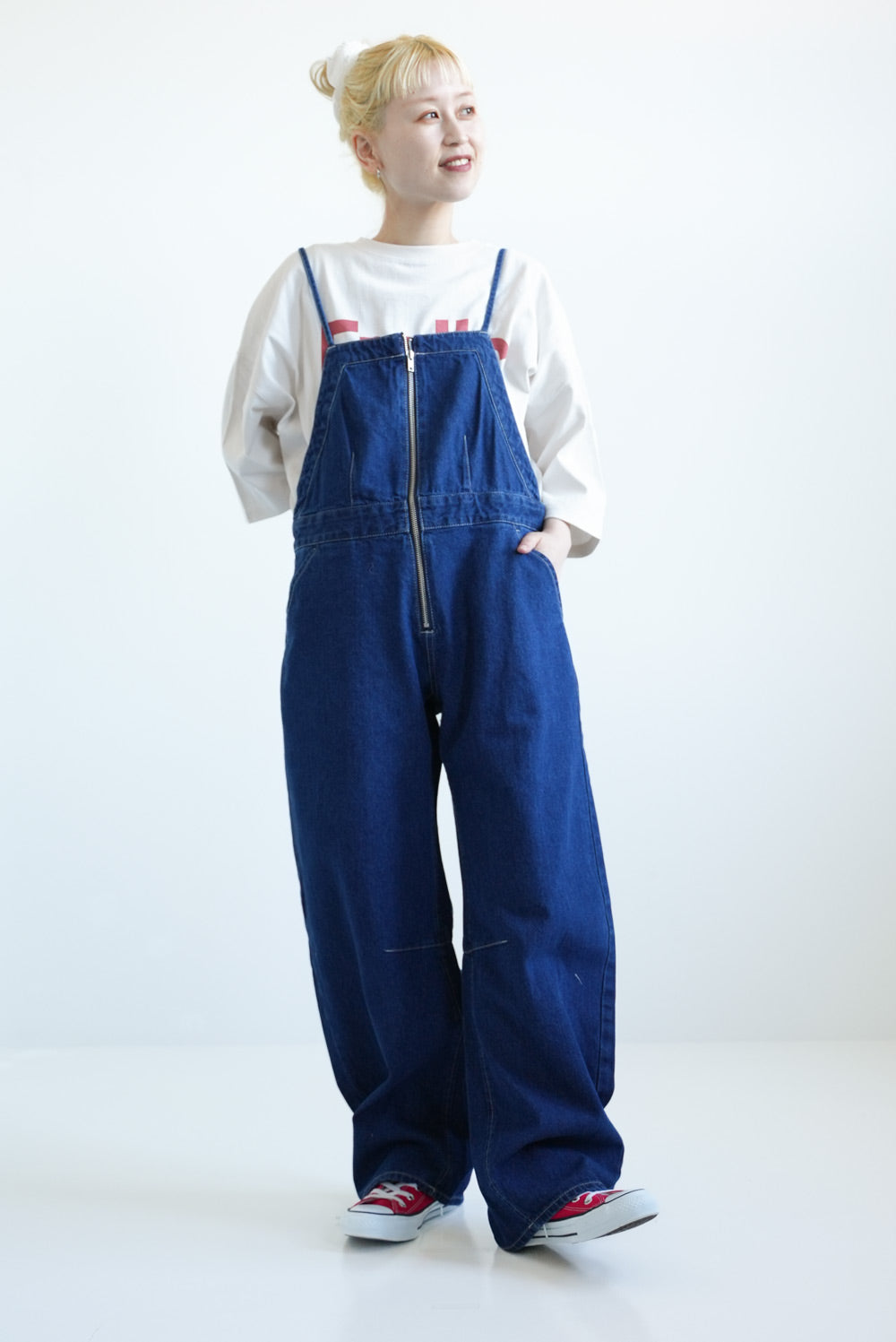 デニムサロペット