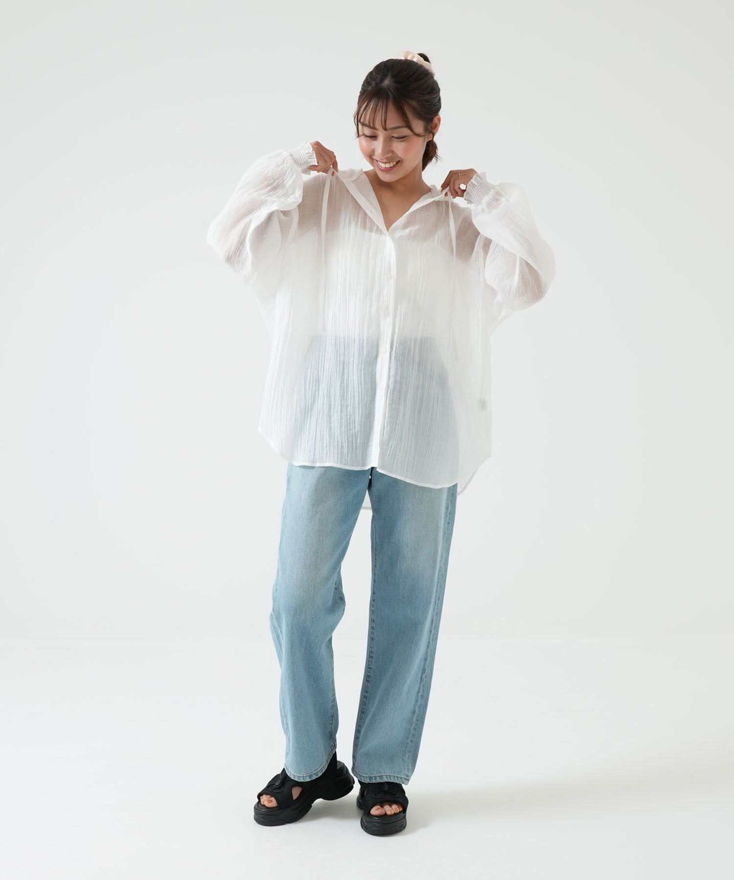 ホワイト / 162cm / FREE