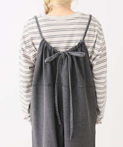 《9/18発売》デニムサロペットパンツ