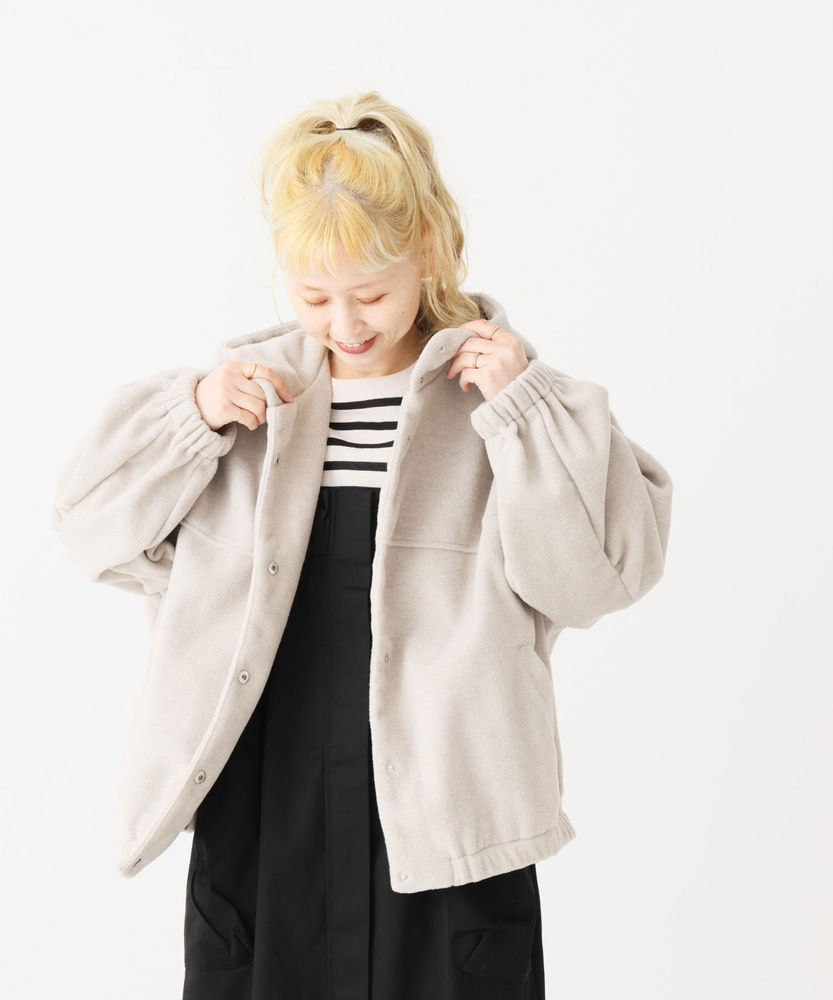 ベージュ / 154cm / FREE