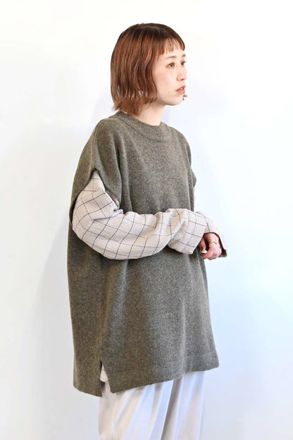 ≪SALE≫ Wool-Blend Cozy Knit Poncho