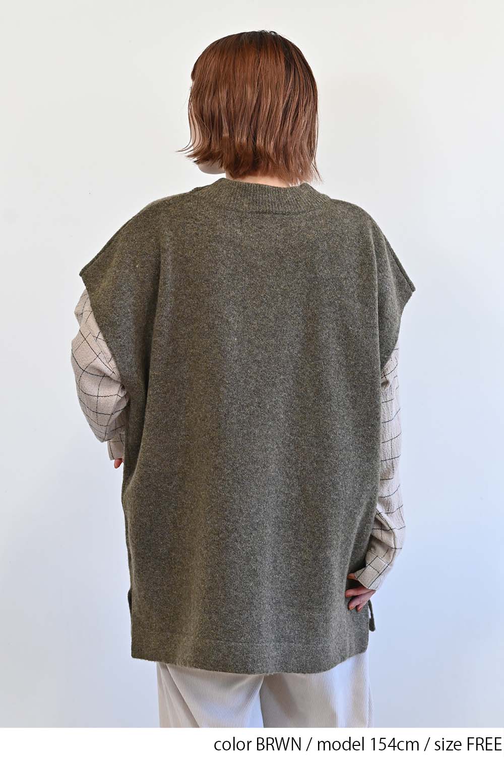 ≪SALE≫ Wool-Blend Cozy Knit Poncho