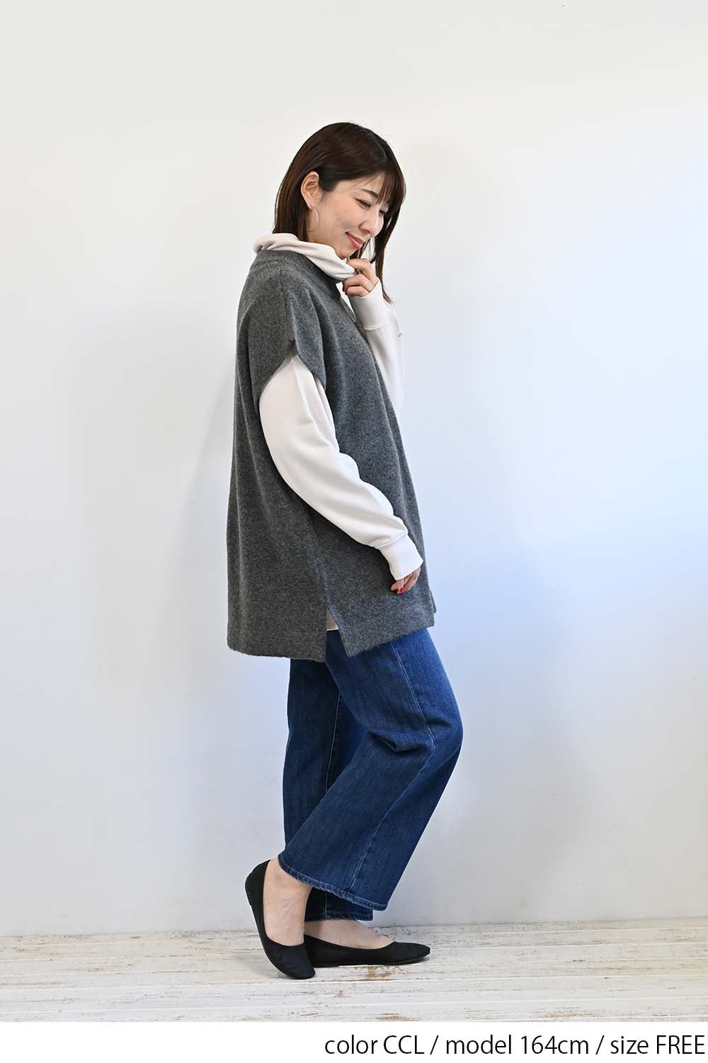 ≪SALE≫ Wool-Blend Cozy Knit Poncho