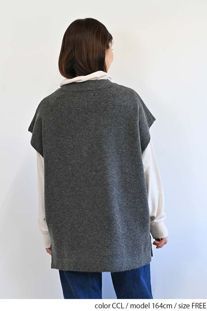 ≪SALE≫ Wool-Blend Cozy Knit Poncho