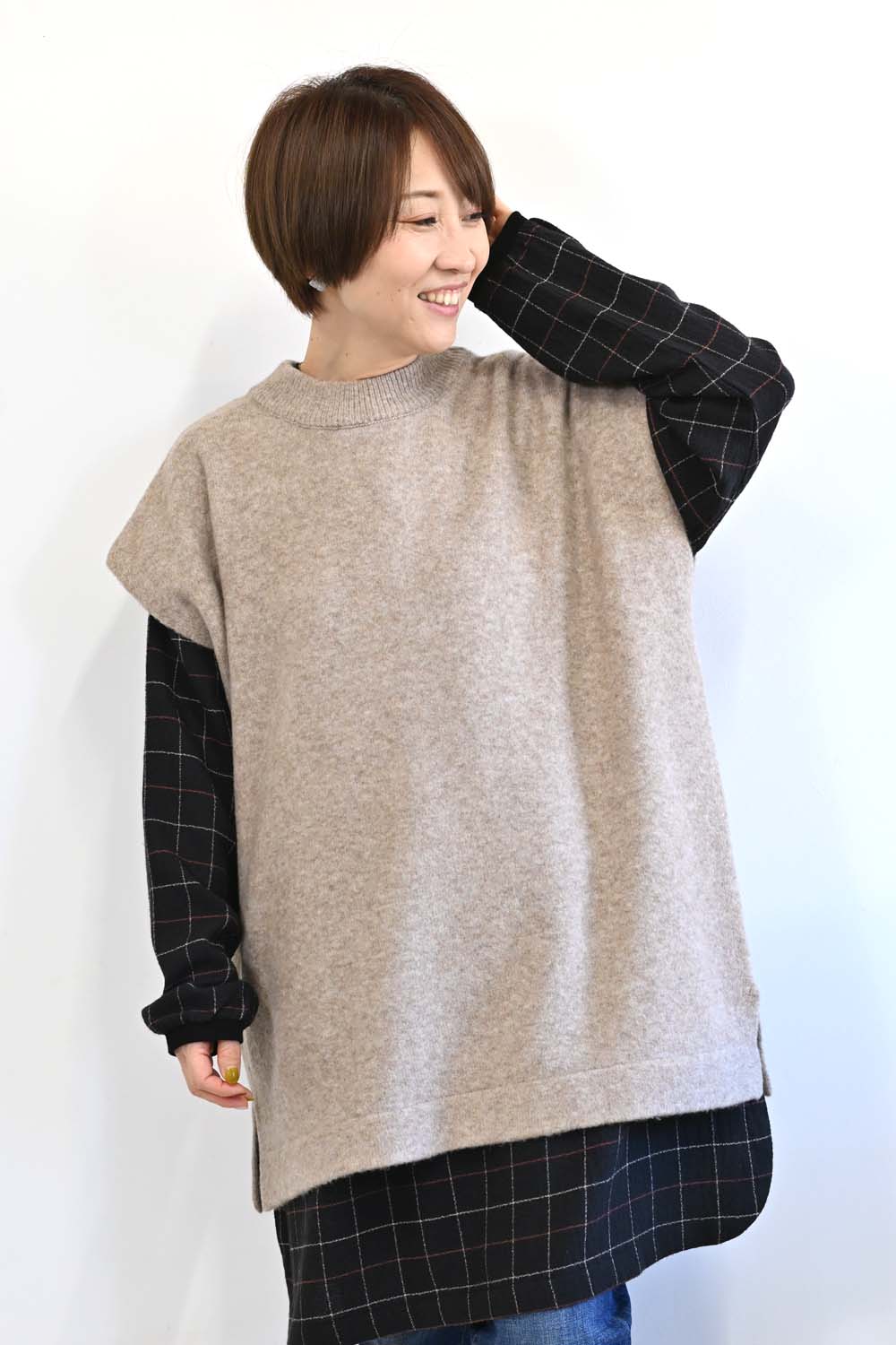 ≪SALE≫ Wool-Blend Cozy Knit Poncho