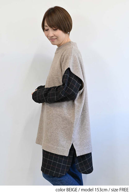 ≪SALE≫ Wool-Blend Cozy Knit Poncho
