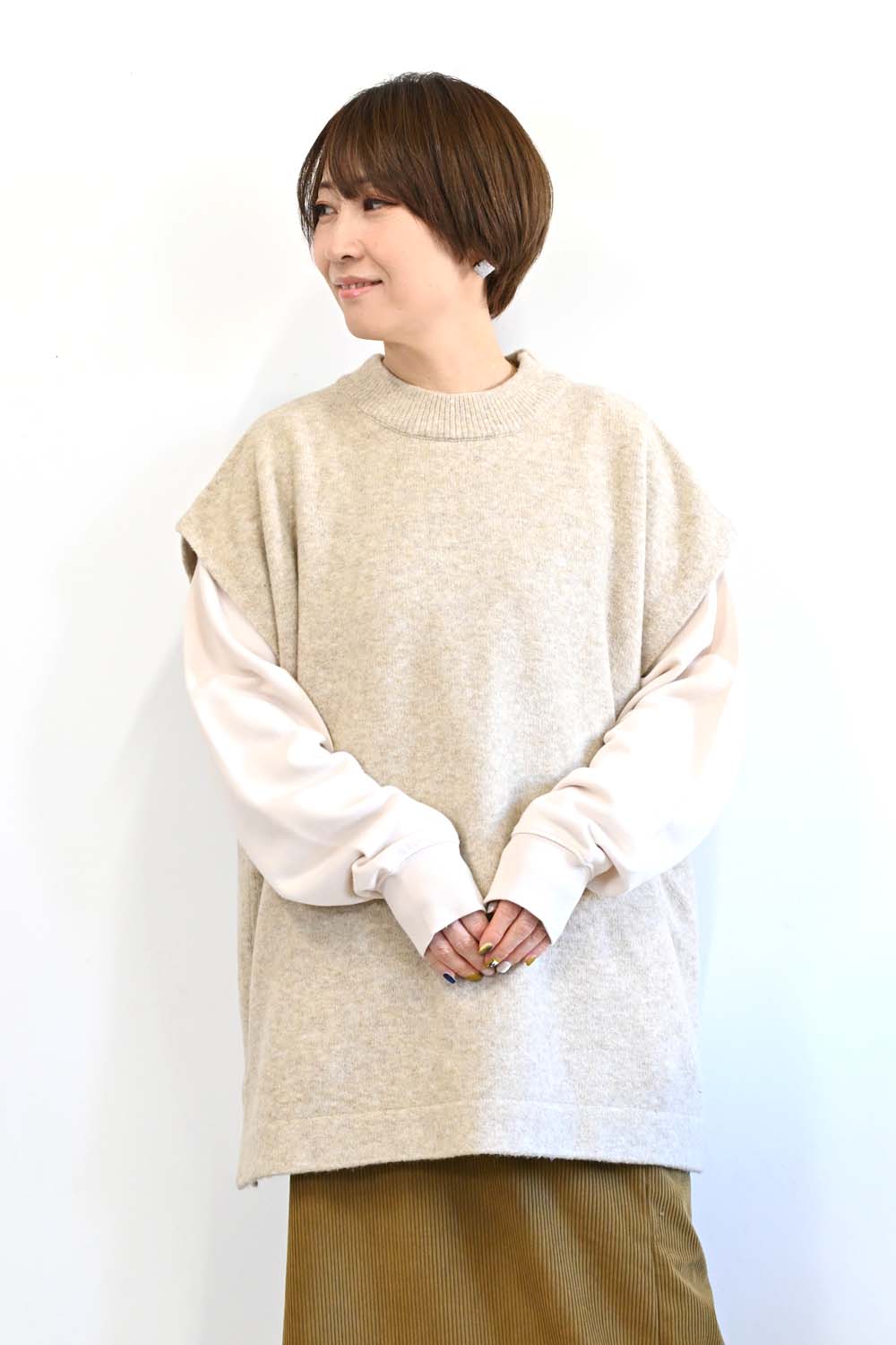 ≪SALE≫ Wool-Blend Cozy Knit Poncho
