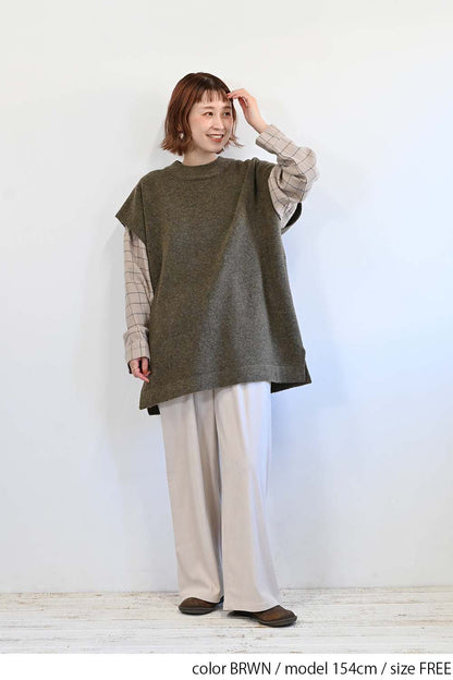 ≪SALE≫ Wool-Blend Cozy Knit Poncho