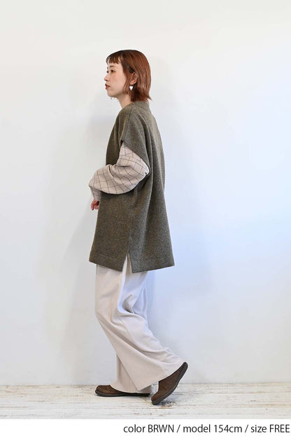 ≪SALE≫ Wool-Blend Cozy Knit Poncho