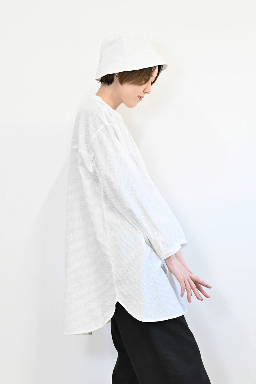 ≪SALE≫ Dobby Panel Gathered Tunic
