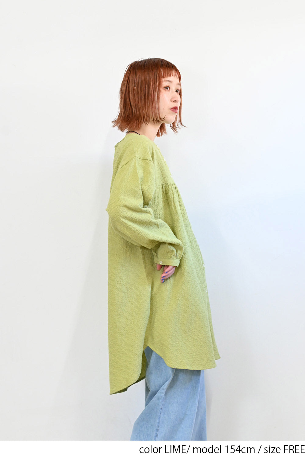 ≪SALE≫ Dobby Panel Gathered Tunic