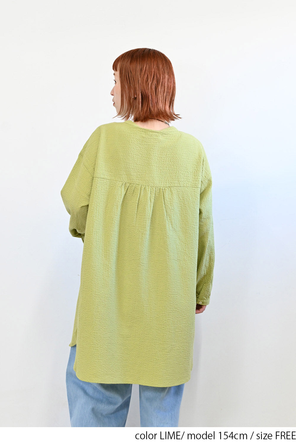 ≪SALE≫ Dobby Panel Gathered Tunic
