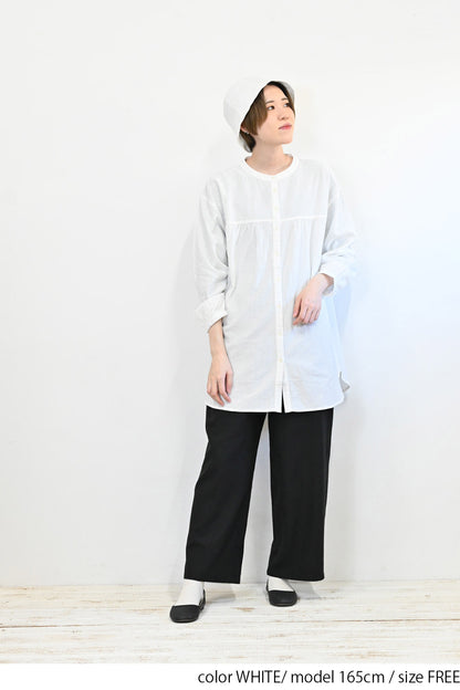 ≪SALE≫ Dobby Panel Gathered Tunic