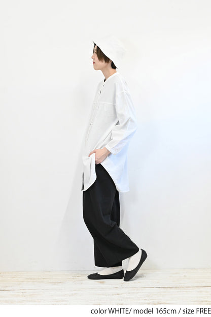 ≪SALE≫ Dobby Panel Gathered Tunic