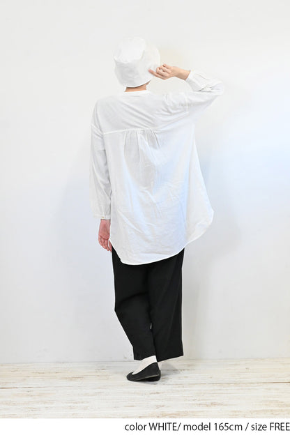 ≪SALE≫ Dobby Panel Gathered Tunic