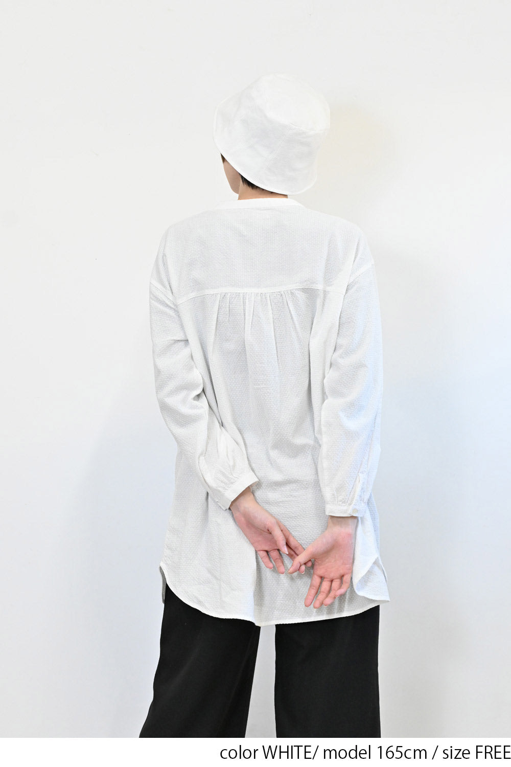 ≪SALE≫ Dobby Panel Gathered Tunic