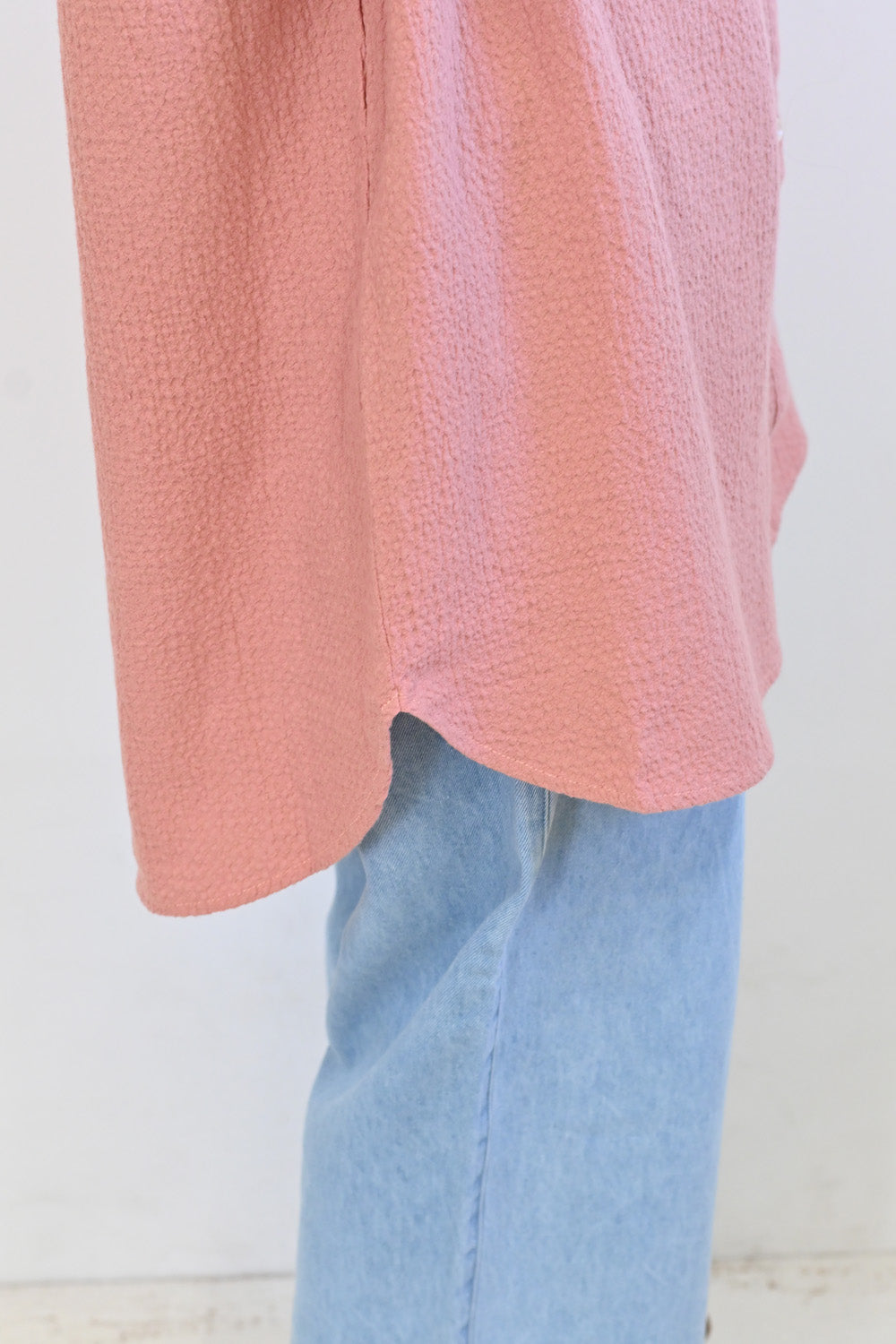 ≪SALE≫ Dobby Panel Gathered Tunic