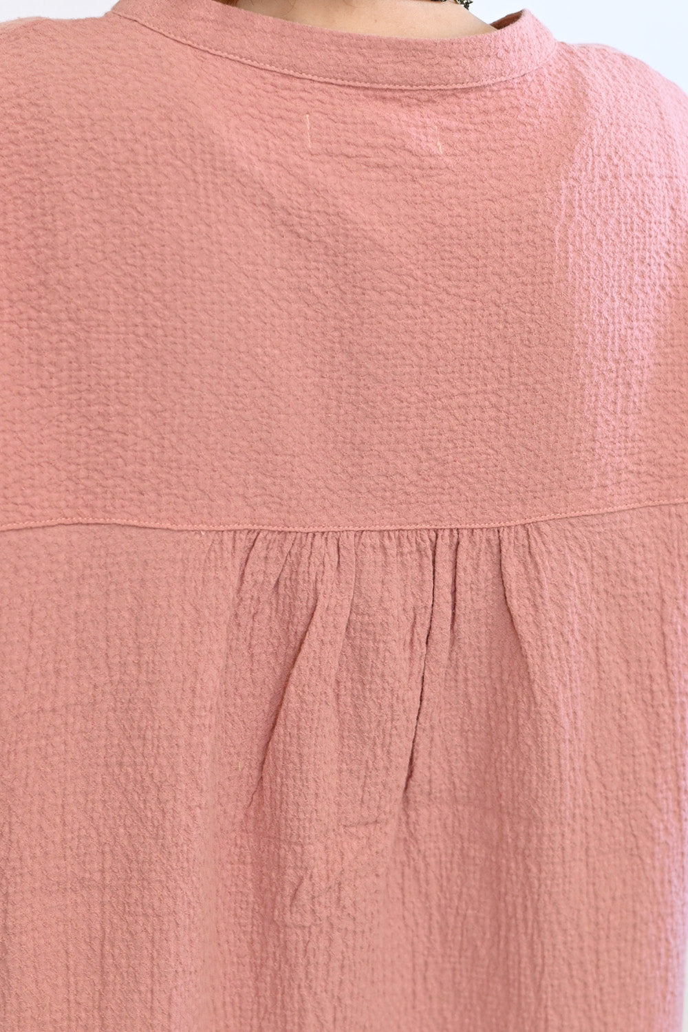≪SALE≫ Dobby Panel Gathered Tunic