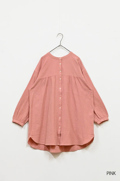 ≪SALE≫ Dobby Panel Gathered Tunic