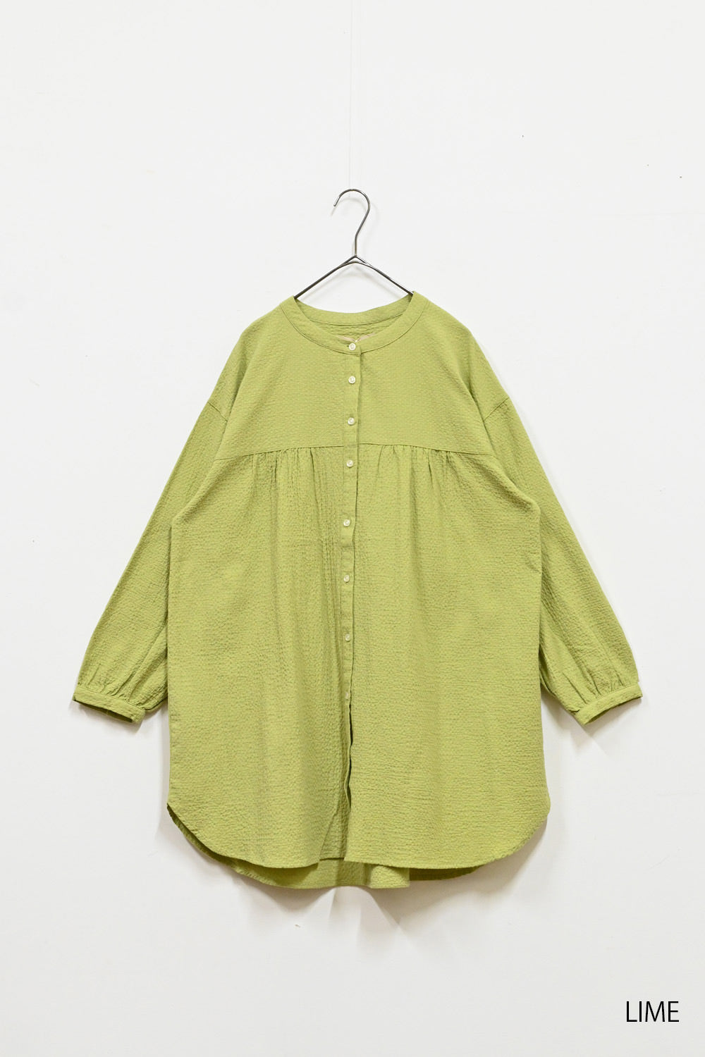 ≪SALE≫ Dobby Panel Gathered Tunic