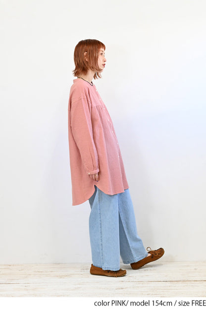 ≪SALE≫ Dobby Panel Gathered Tunic