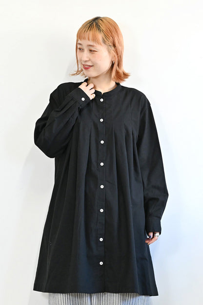 ≪SALE≫ Asymmetrical Hem A-Line Tuck Tunic